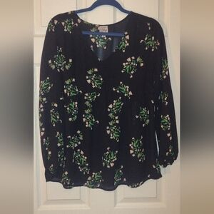 Corro Vintage 3/4 sleeve baby doll blouse